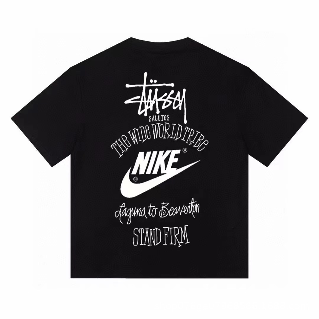 Stussy x Nike The Wide World Tribe T-shirt Black