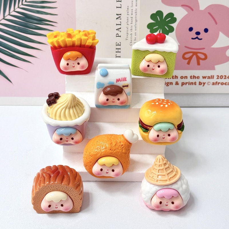 食品とおもちゃコンビニエンスストア Zai Zai ブラインドバッグかわいい diy ジュエリーペンダントキーホルダー文化創造ギフト樹脂アクセサリー卸売|undefined