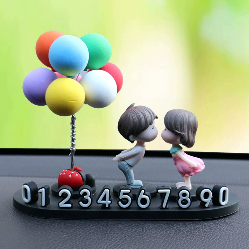 Креативное украшение автомобиля временная парковка номер мобильного телефона перемещение номерного знака милый автомобиль движущаяся карта украшения принадлежности