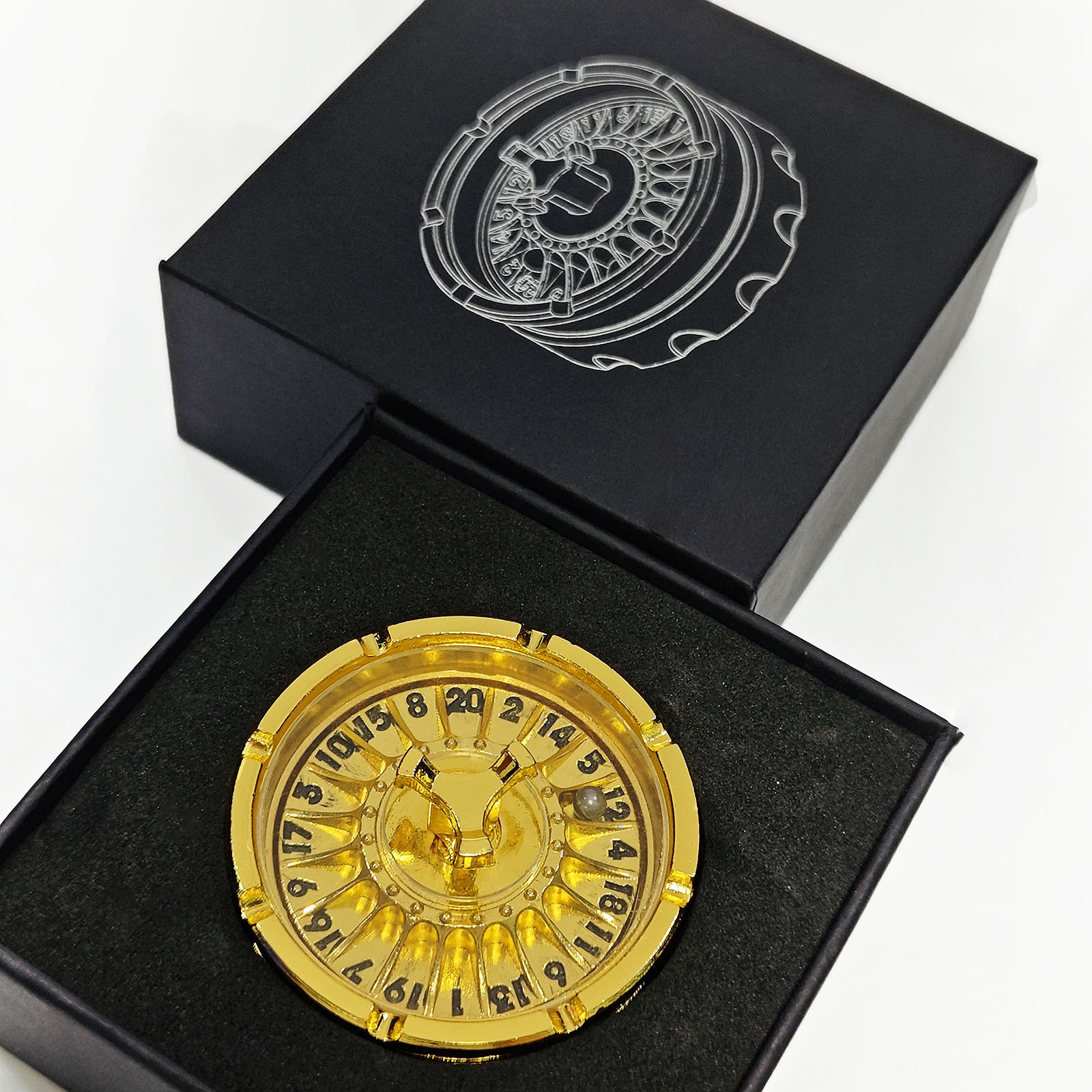 Ball Turntable Metal Dice Set