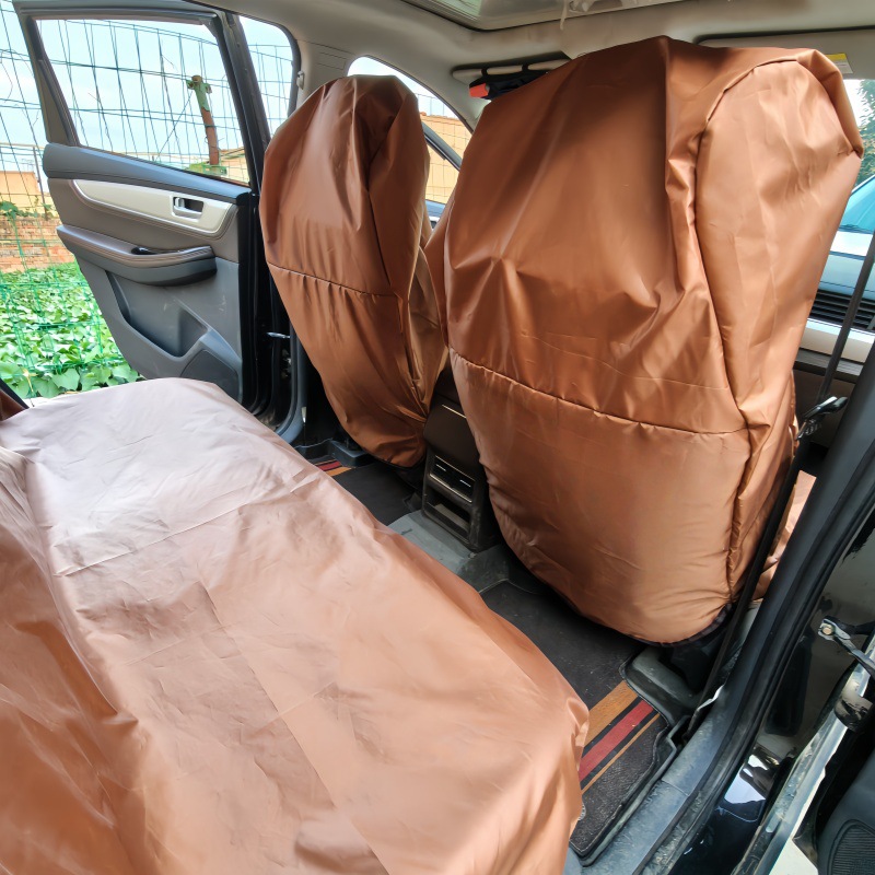 Full-cover car seat covers, anti-dirt and anti-stain, universal size, Amazon cross-border ebay full rear seat three-piece set