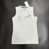 NK large label tight vest white