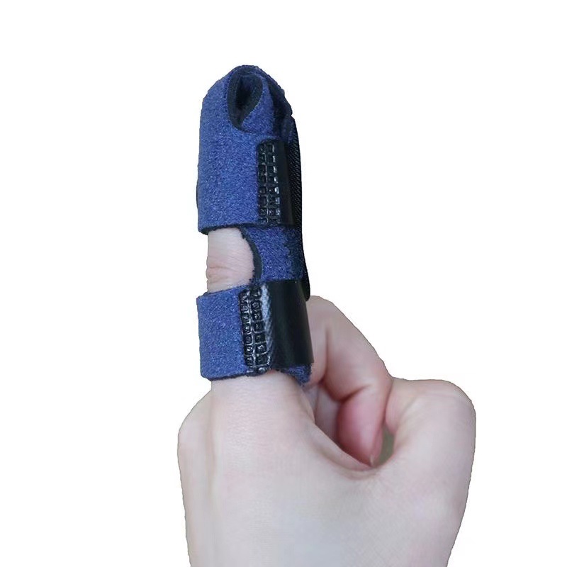 Dedo de fijación con férula de hueso de falange índice dedo medio pulgar pequeño fractura de fijación cinturón de protección de uñas placa de acero de aleación de aluminio