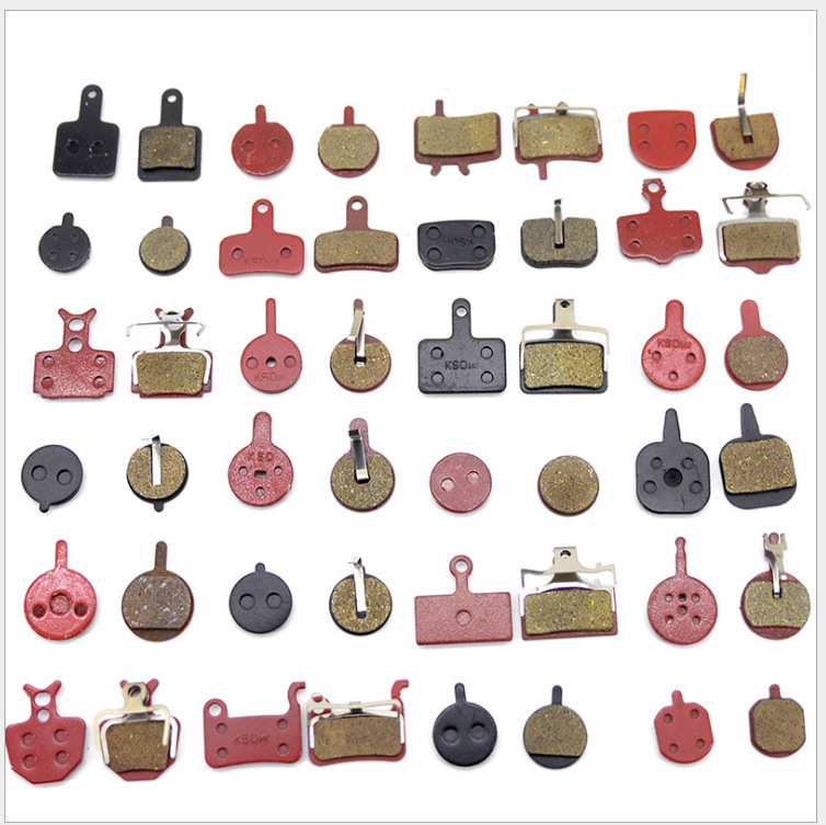 Mountain bike bicycle disc brake Brake brake pad brake pad resin semi-metal clamp friction plate