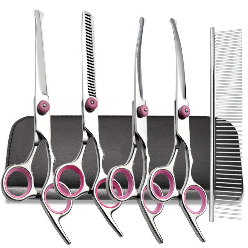 Tijeras de corte de pelo de perro profesional tijeras de corte de pelo de peluche