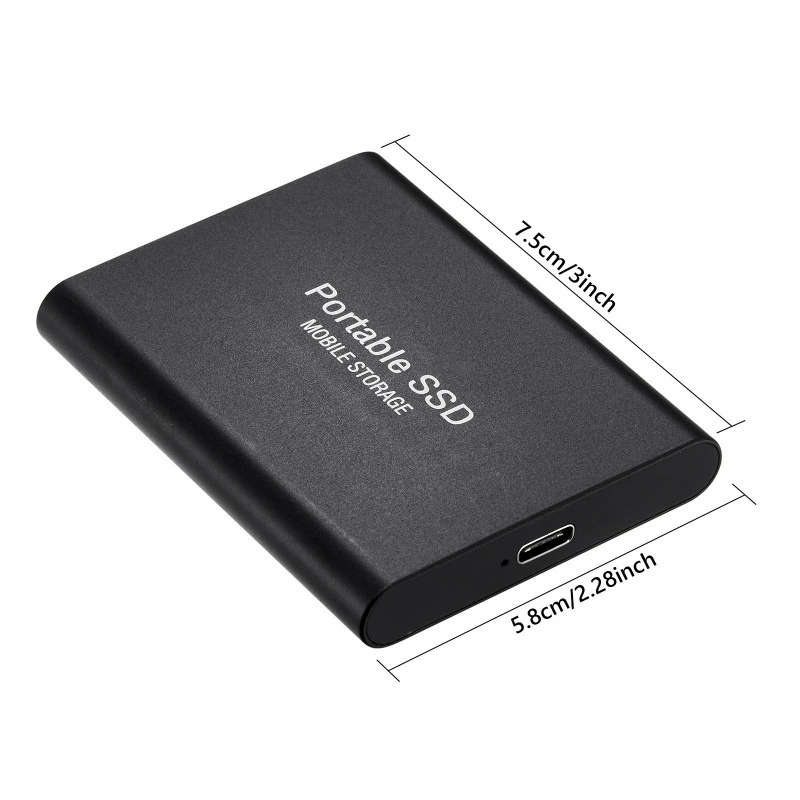 Кросс-борт SSD мобильный жесткий диск 16ТБ8ТБ4ТБ4ТБ2ТБ1Т высокоскоростной ультратонкий мобильный твердотельный диск крупной емкости