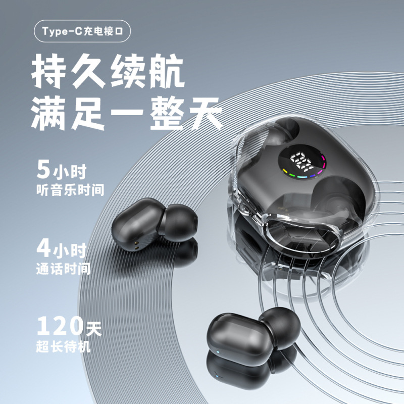 新型xg77走馬灯無線bluetoothイヤホンtws入耳式超長航続半透明宇宙室イヤホン|undefined