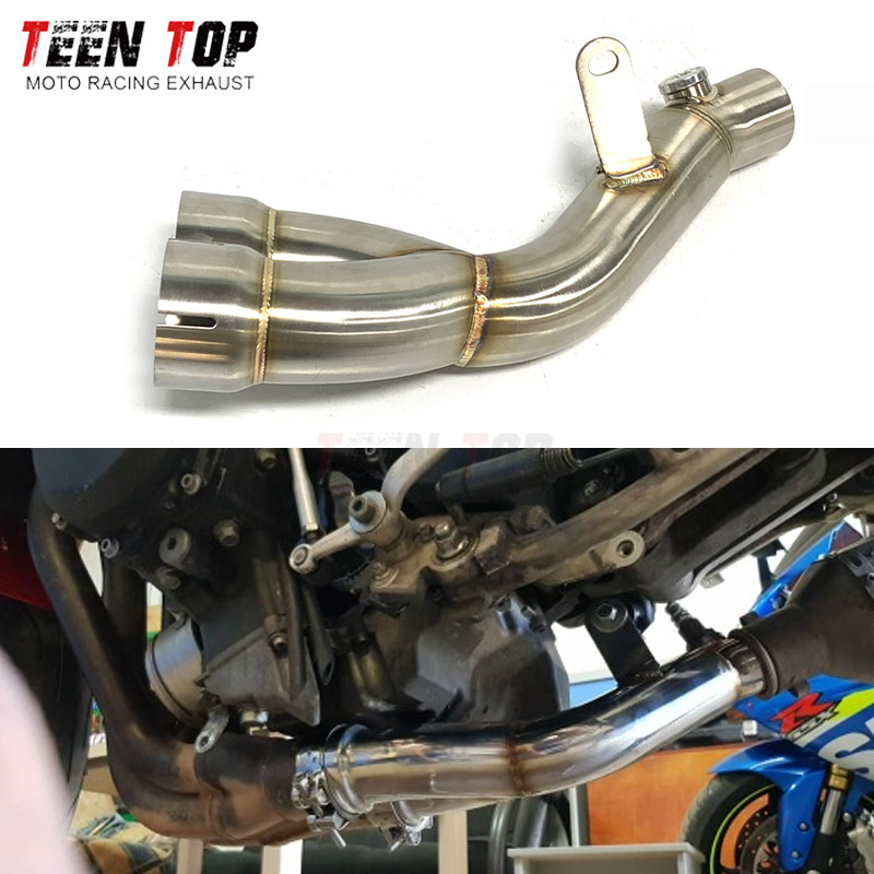 2006-2021 Yamaha Yzf-R6 Motorcycle Modified Stainless Steel Exhaust Drum Middle Section Yoshimura Exhaust