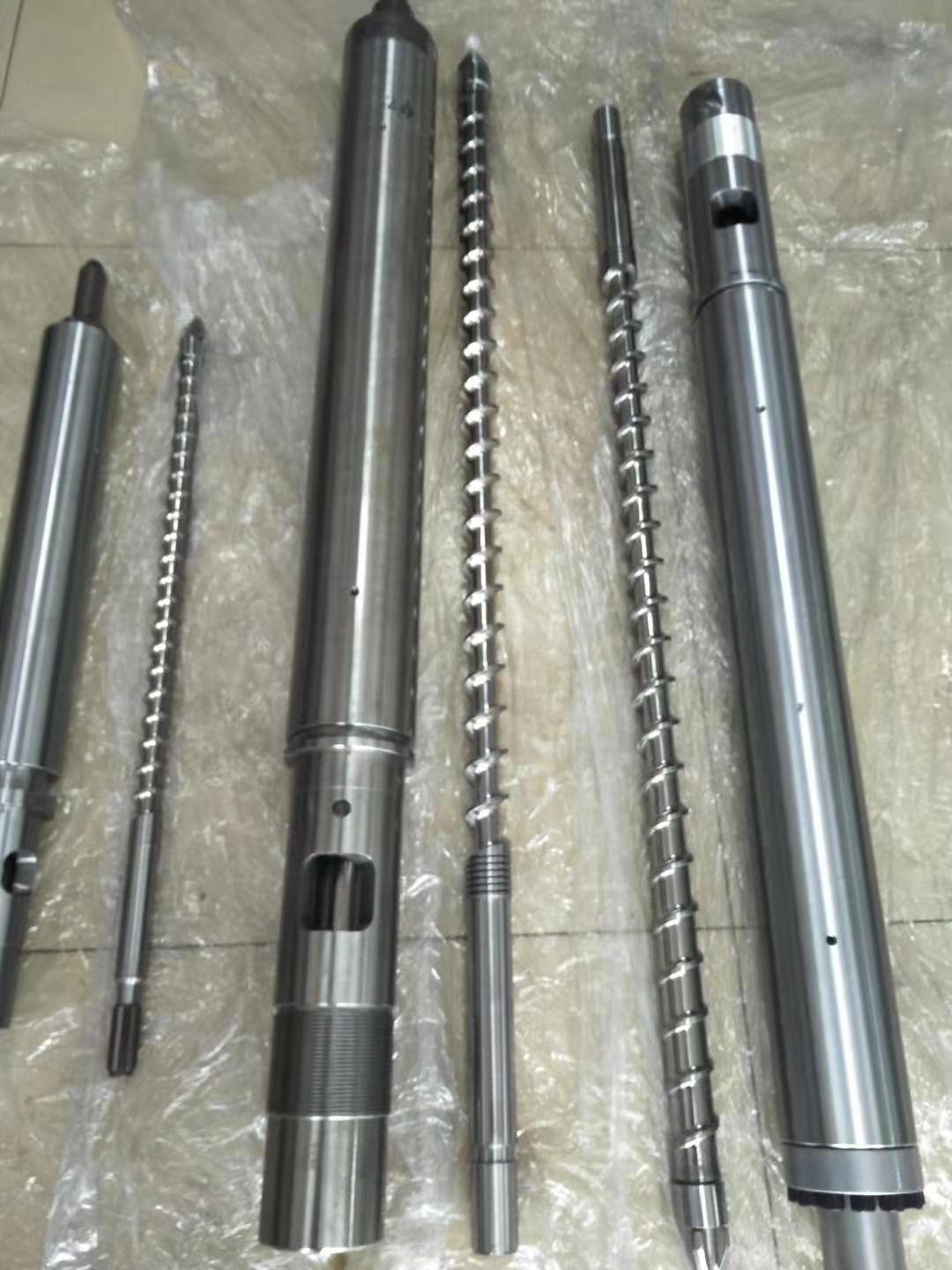 华希注塑机螺杆 佳明机128T-Φ30合金螺杆炮筒