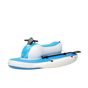 CAMORO remote control electric inflatable water motor boat with underwater thruster underwater scooter