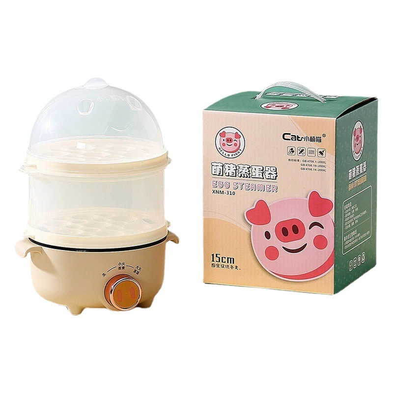 Многофункциональная яичная плита, небольшая мини-Бытовая Автоматическая Подача питания, яичный заварной крем, многослойная Пароварка для яиц, общежитие, рагу, артефакт