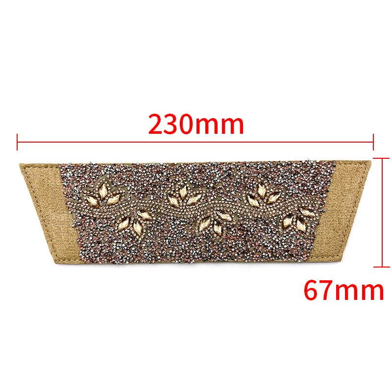 Nuevos accesorios de zapato DIY una sola forma de sandalias de diamante semiacabados zapatillas taladro superior