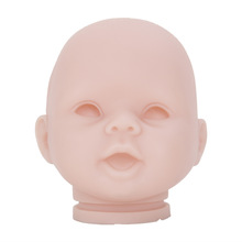 外贸出口仿真婴儿娃娃软搪胶塑胶模型厂家重生娃娃白坯模具