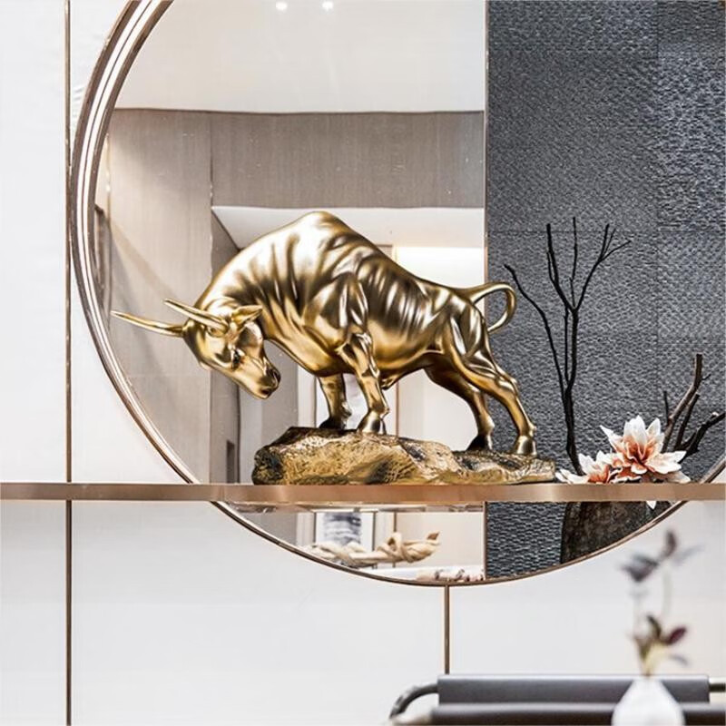 Bullettuce animal Tauro Decoración Luz de lujo sala de estar vino gabinete TV gabinete de escritorio decoración regalo correo Masculino