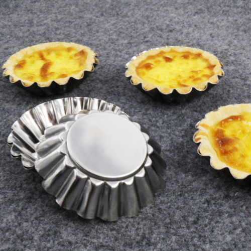 Factory direct sales thickened aluminum alloy egg tart mold cake mold steamed rice cake cake mold baking tools