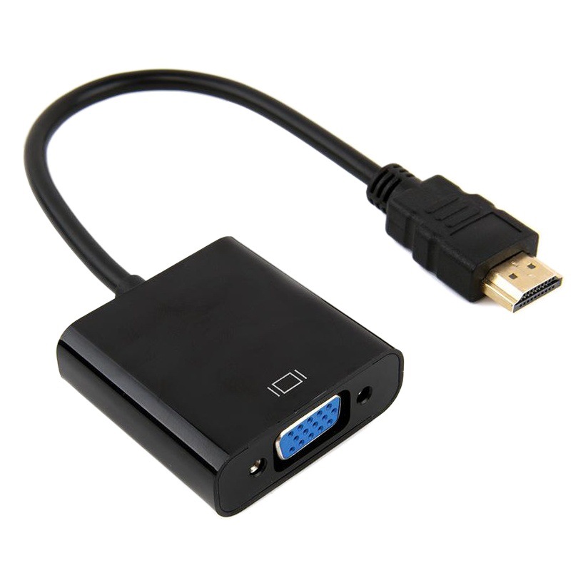 Transfronterizo HDMI a VGA cable con fuente de alimentación de audio 1080p cable adaptador portátil HD Monitor conector