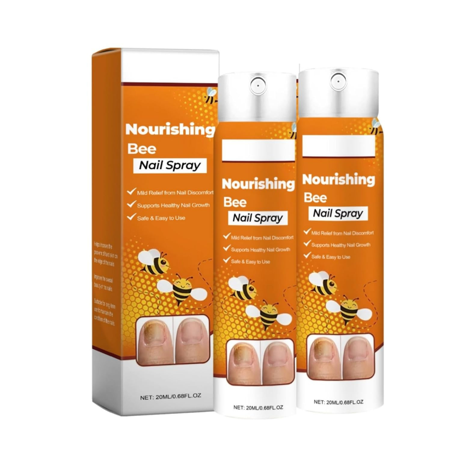 Cross-Border Hot-Selling Product: Nail Nourishing Spray, Gentle Care for Hands and Feet, Strengthens Nail Surface, Moisturizes and Softens
