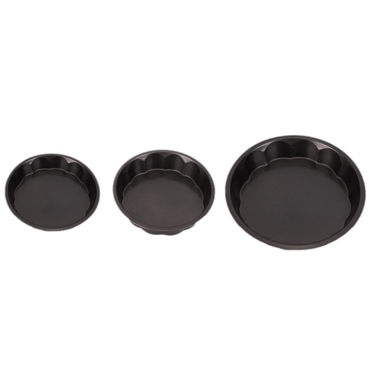 Pan de hornear de ciruela de acero al carbono transfronterizo revestimiento antiadherente horno de molde de pastel doméstico disponible utensilios de hornear multifuncionales