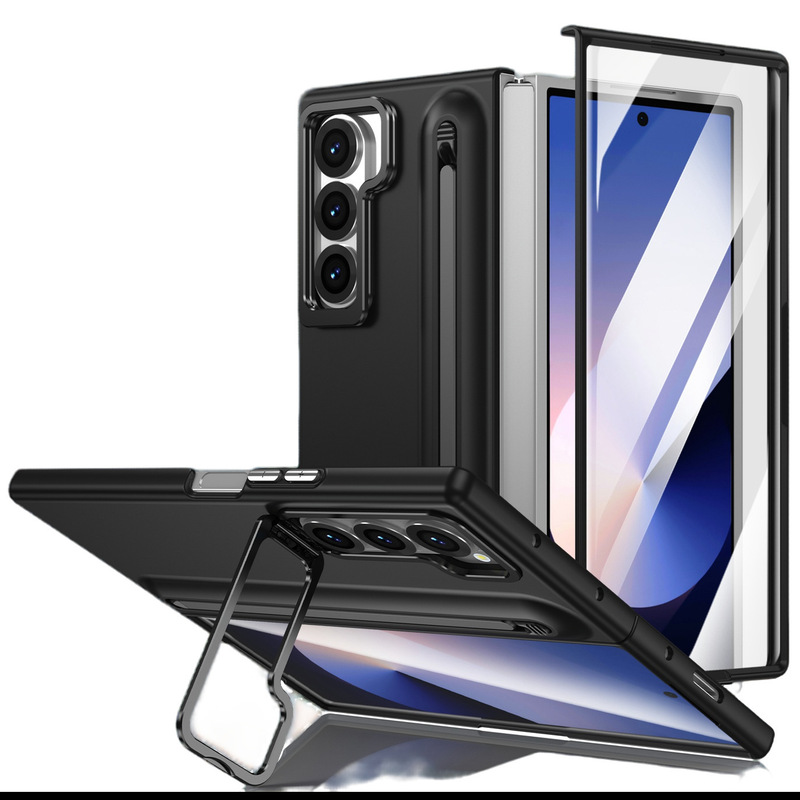 新しいモデルは、Samsung ZFold7/6/5/4 携帯電話ケース、一体型ペンスロット、ペンケースフィルムホルダー、落下防止保護カバーに適しています。|undefined