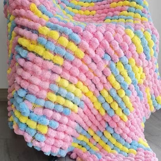 마카롱 컬러 소재 패키지_실볼 5개 + 도구 (뜨개질 스카프 1.6m * 16cm )