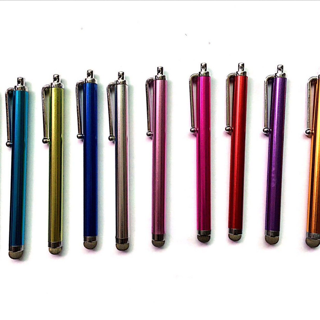 Stylus pluma capacitiva táctil pluma cabeza de tela pluma pintura boceto pluma nano cabeza de tela conductora