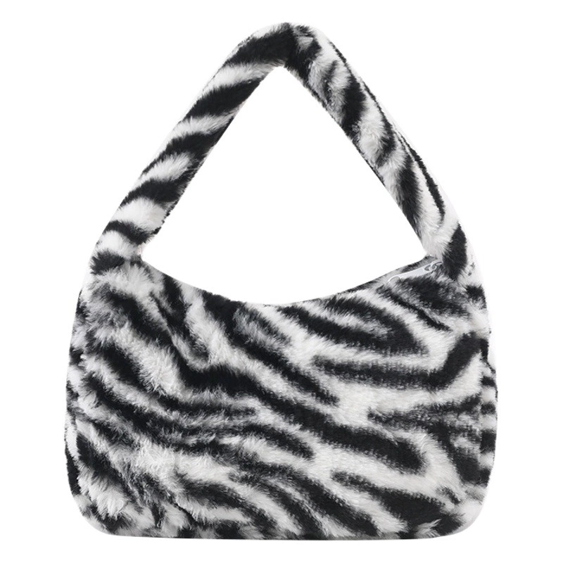 Популярная сумка в этом году осень 2024 Новая мода Персонализированная сумка через плечо Повседневная Ретро плюшевая сумка для подмышек