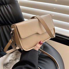 韓版復古小包包女2022新款時尚百搭純色小方包氣質休閒單肩斜跨包