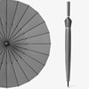 The new 24 -bone umbrella printing logo color handle stalk long handle gift umbrella umbrella plus reinforcement wind -resistant business advertising umbrella