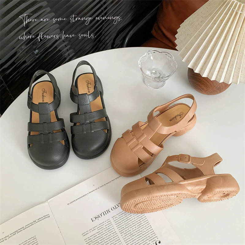 Summer fashionable sandals platform, shoes for leisure, city style