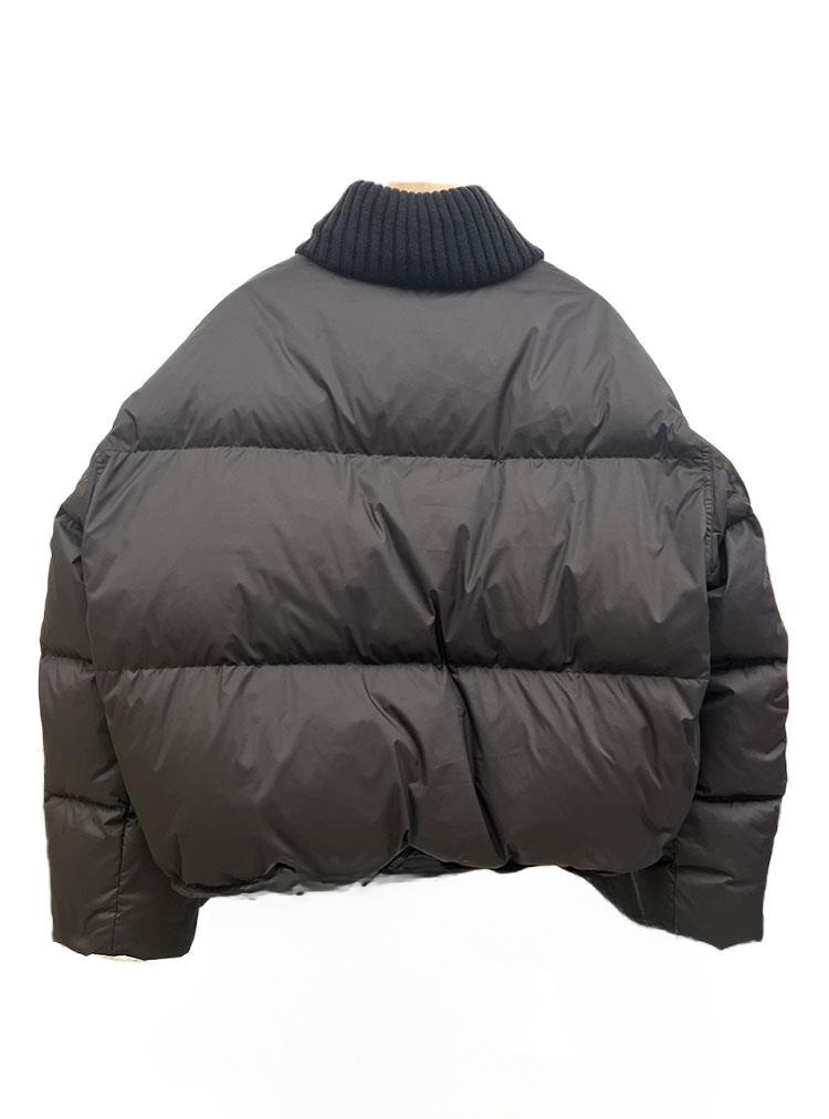 Winter knitted warm velvet down jacket