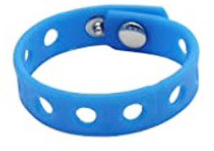 Muñeca de dibujos animados correa de muñeca de silicona con incrustaciones zapato accesorios de flores 21cm Pulsera de agujero de silicona para hombres y mujeres