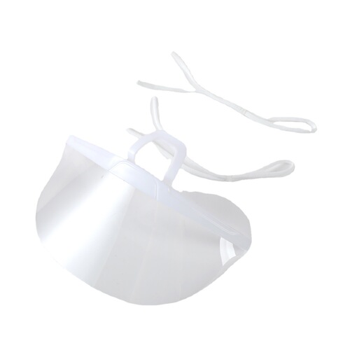 Waterproof Isolation Protective Face Mask Transparent Food Dustproof PC Disposable Kitchen Dining Manufacturer