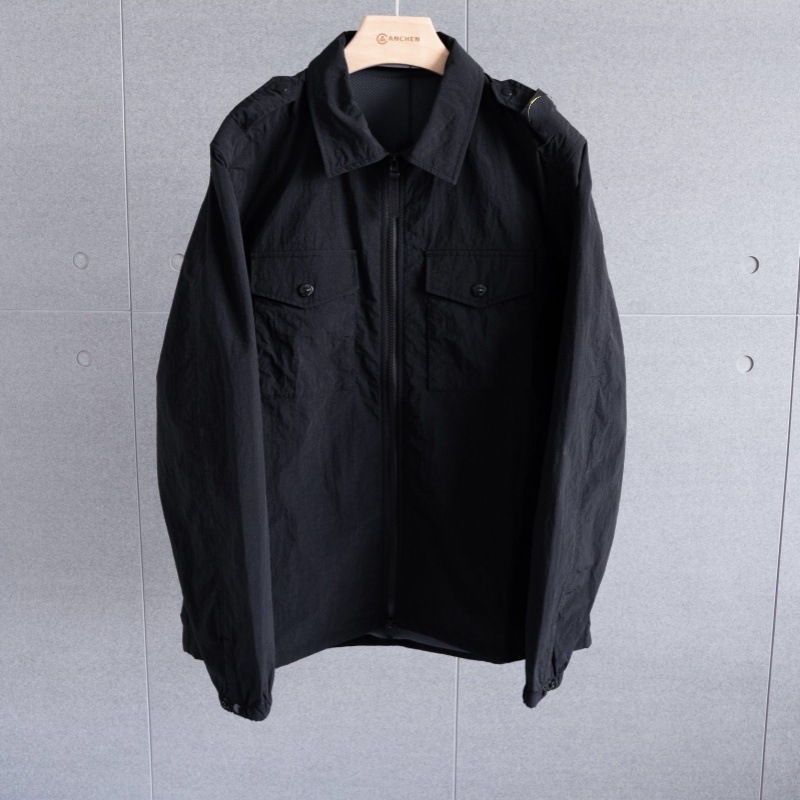 Velvet mesh Epaulettes nameplate chaqueta de tela de tela de vello insignia chaqueta