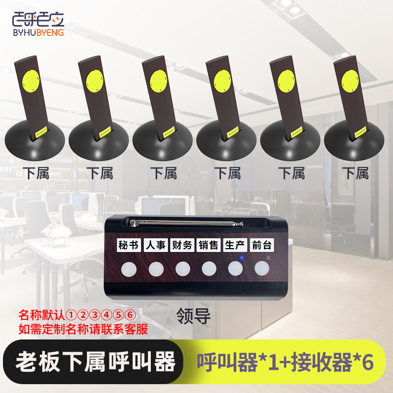 [이동식] 통화 1개, 휴대 가능 모델 6개(리더 1명 호출 6자 하위 속편) 비인터콤 모델