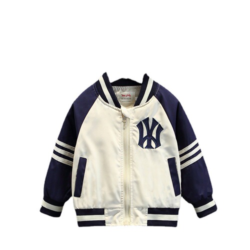 2637 Children's Clothing Boys' Jackets Spring and Autumn  New Korean Style Little Boy Jackets Tops Baby Baseball Uniforms