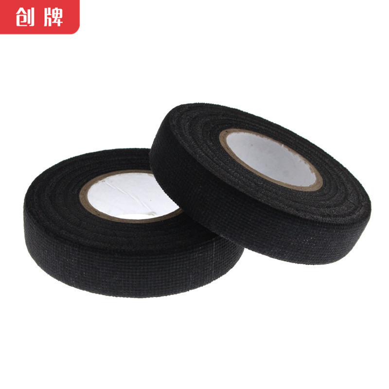 供应黑色绒布胶带耐高温线束汽车保护车载耐磨高粘
