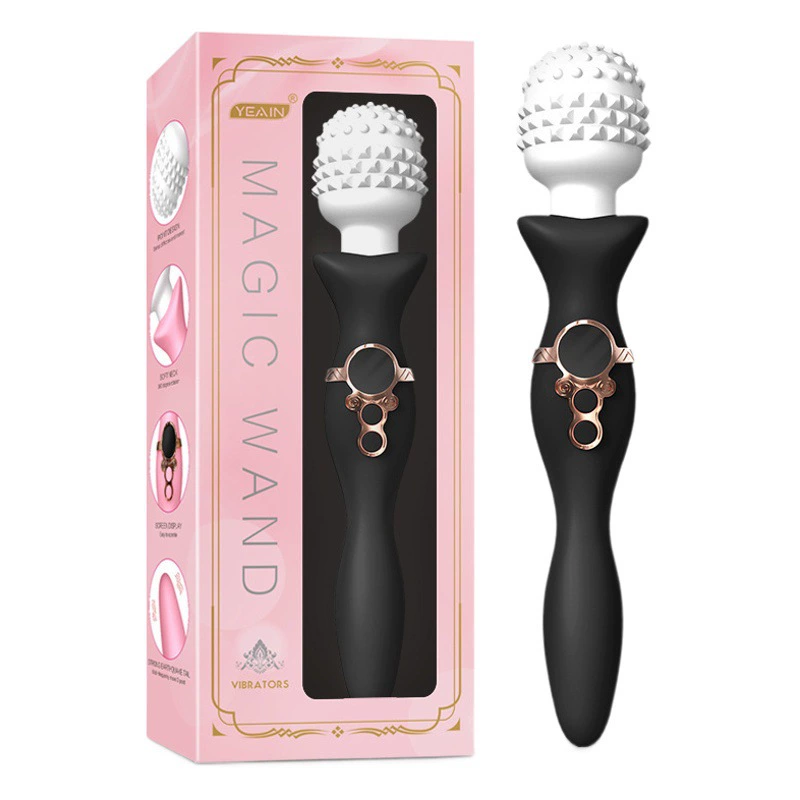 Ночная Сакура, двуглавая AV-палка, многочастотный вибратор, массаж, Женский мастурбатор со вторым приливом, бесшумные мягкие секс-товары для взрослых