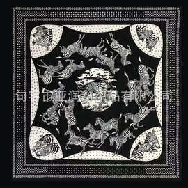 工厂直发棉cotton多功能面罩头巾欧美风动物印花户外骑行方巾