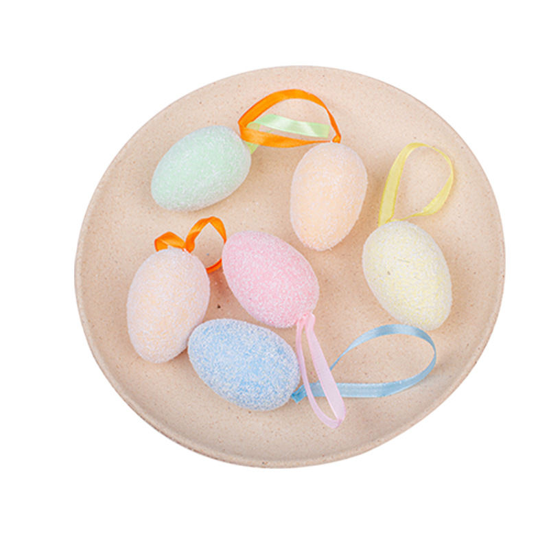 Huevos de espuma de Pascua personalizados para niños hechos a mano DIY graffiti creativos suministros de fiesta de huevos de espuma