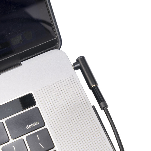 Aluminum alloy shell gold-plated plug 3.5mm male to female TRRS four-pole 90-degree mobile phone computer adapter