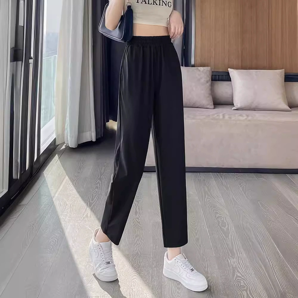 Quick dry silk trousers