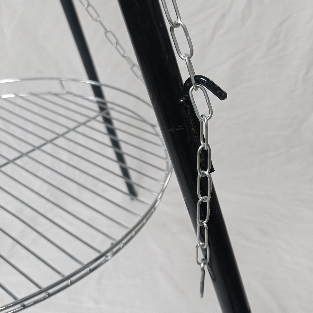 Ventas transfronterizas de trípode al aire libre horno de barbacoa patio horno de campamento BBQ horno de campamento horno de columna triangular