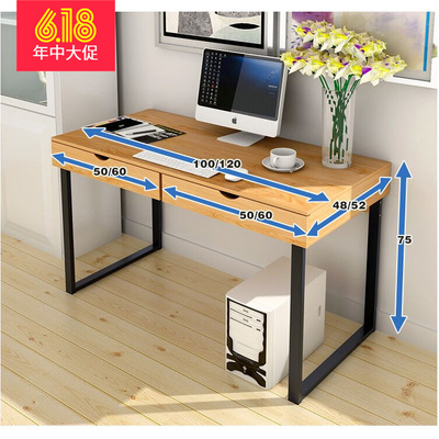 清倉處理簡約梳妝台 台式電腦桌家用書桌簡約寫字桌簡易化妝台