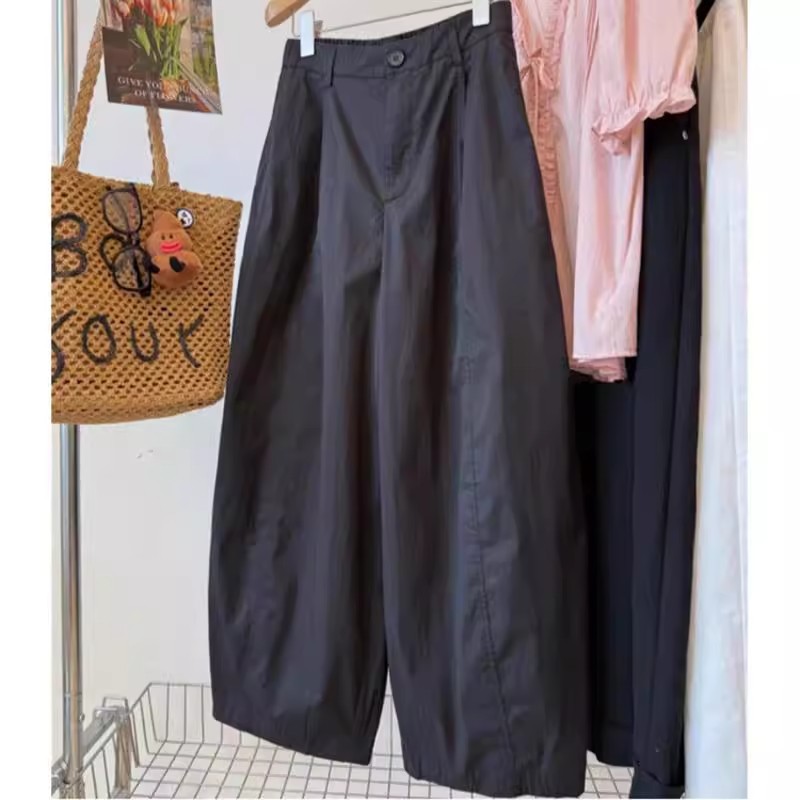 Clearance Sale ~ Authentic Cut Label Vintage Suit Wide-Leg Balloon Pants Women's European Fashion Casual Trousers Trend