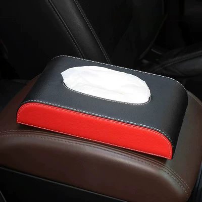Sun Visor Car Fixed — Car tissue box/set - sitting-black-red