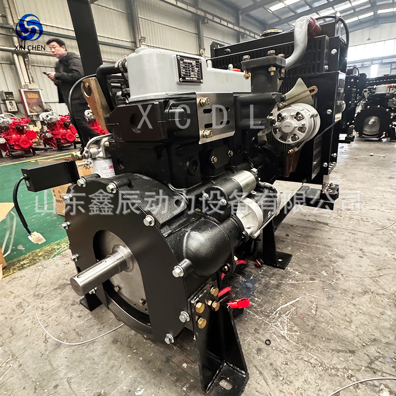 490 Four-Cylinder Engine with 12inch Mixed-Flow Pumps, Mobile Trailer-Type Drainage Pump, Large Flow Water Pump for Engineering Applications