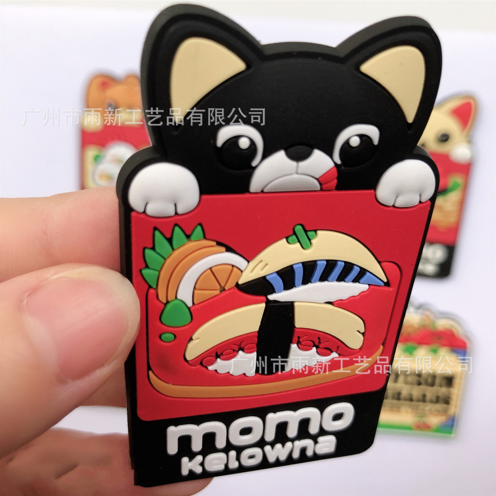 Cartoon individual silicone three dimensional magnetic fridge magnet…