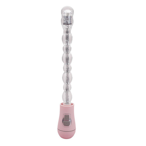Silicone female masturbation device, USB rechargeable vibrating deformation back chamber bead masturbation device, adult sex toy wholesale
