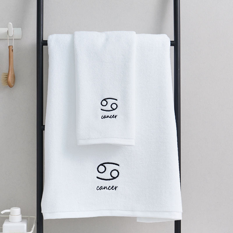 Putih kanker / Handuk 120g 34*74cm katun murni