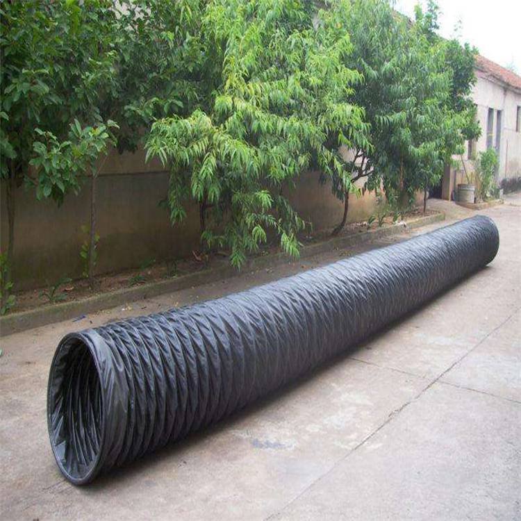 矿用风筒布涂覆布 隧道风筒 风机阻燃风筒煤矿风管工程骨架连接